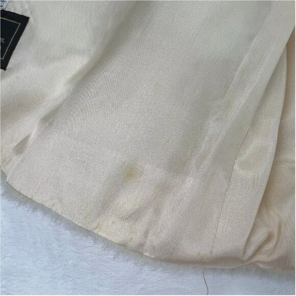 Vintage 50's 60's Alpaca Original Ivory Peruvian Boutique Classic Jacket - Picture 15 of 16